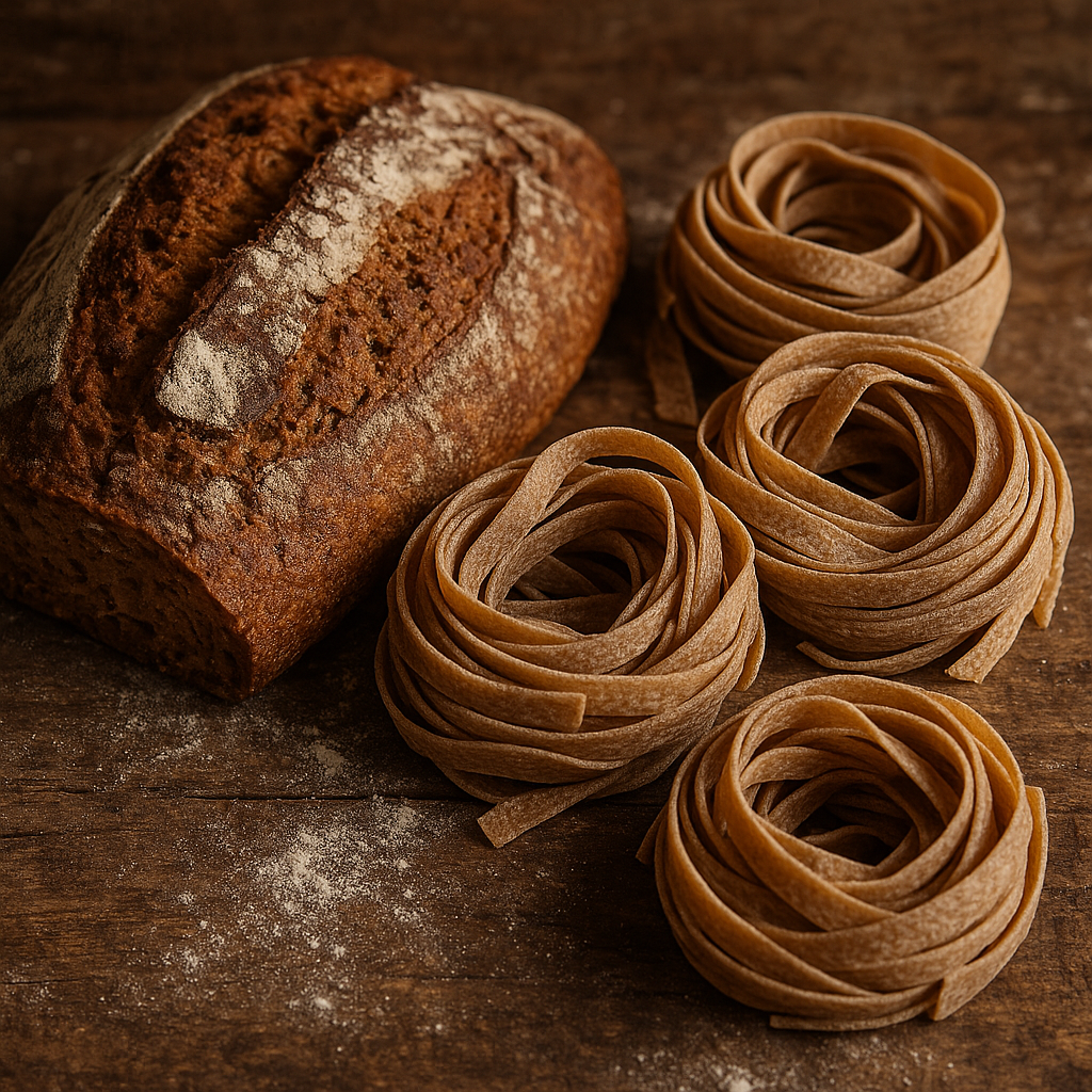 Stone Milled Whole Wheat Bread & Pasta