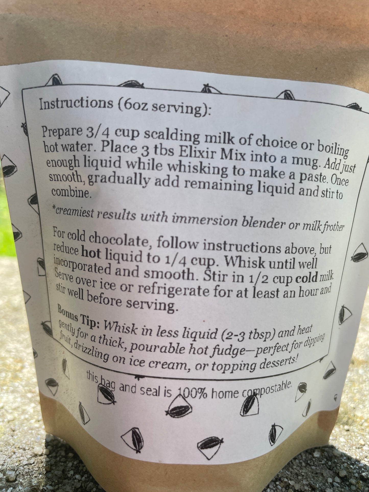 Organic Drinking Chocolate Mix