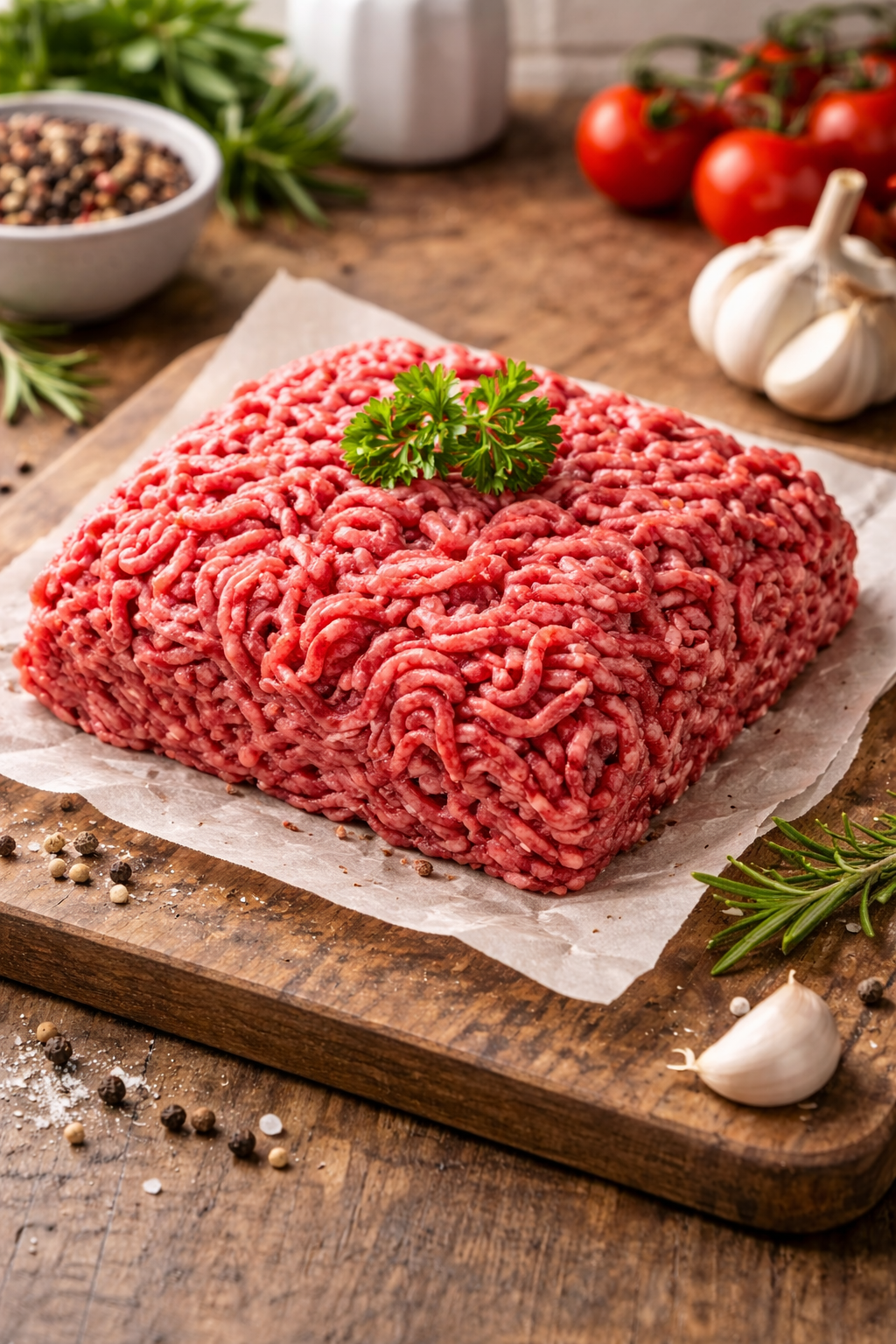 100% grass-fed ground water buffalo with organs