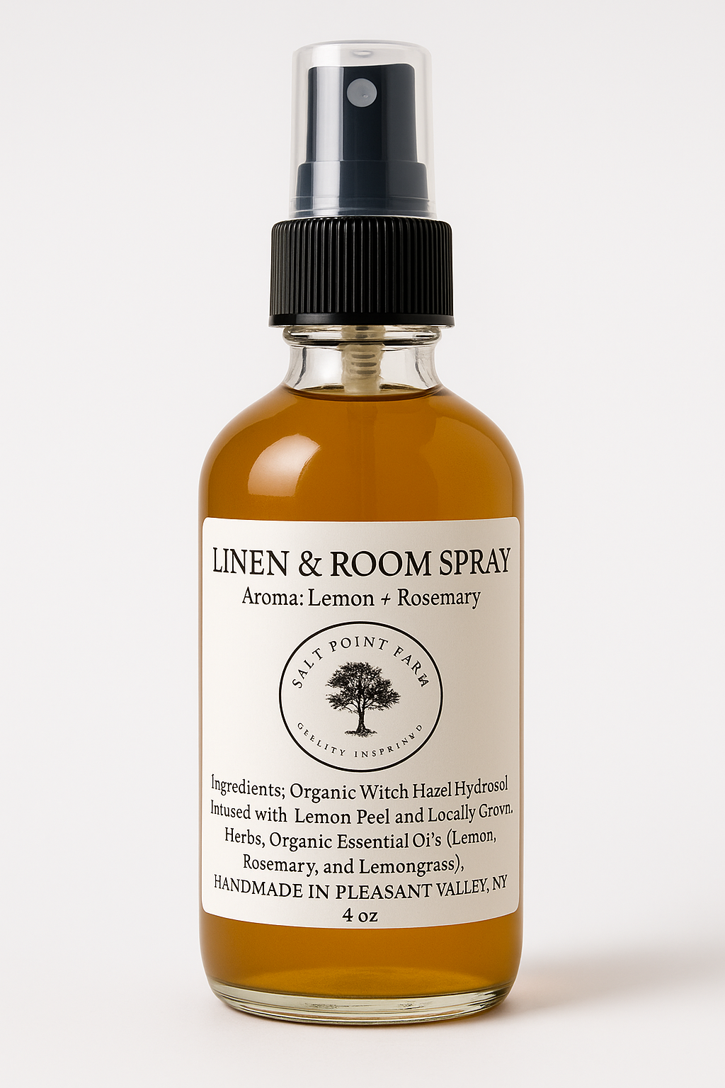 Organic Lemon + Rosemary Linen Spray