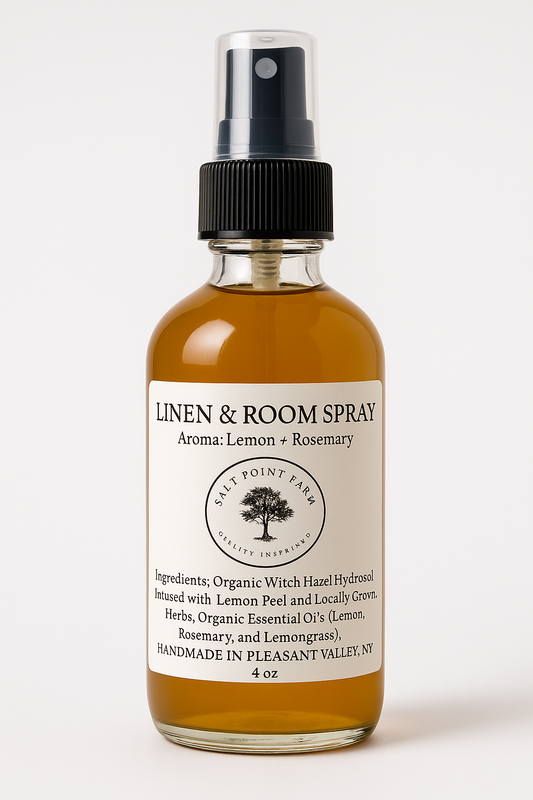Organic Lemon + Rosemary Linen Spray
