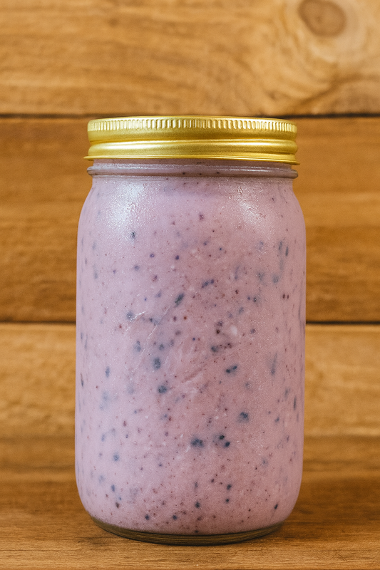 100% Grass-fed A2A2 Blueberry Yogurt