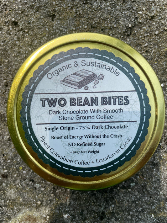 Organic chocolate with coffee