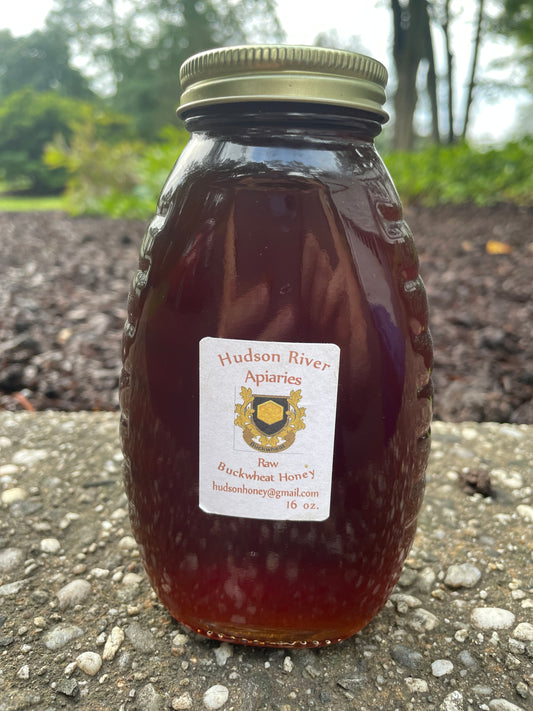 Raw buckwheat honey