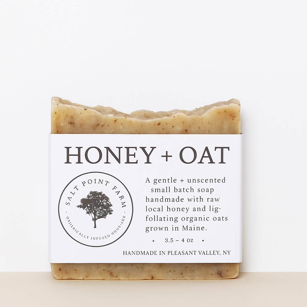 Organic Honey + Oat Soap