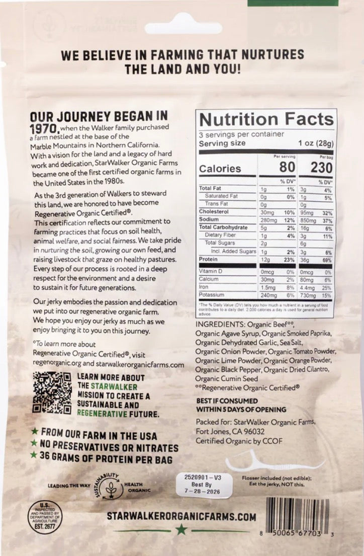 Carne Asada Beef Jerky