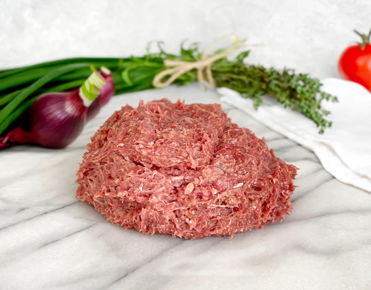 100% Grass-fed beef with organs