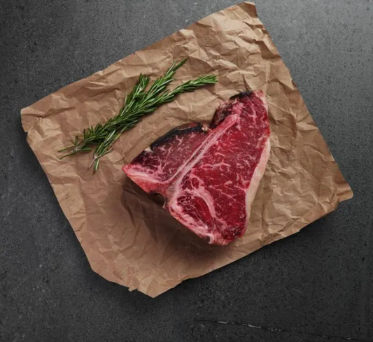 100% Grass-fed T Bone Steak