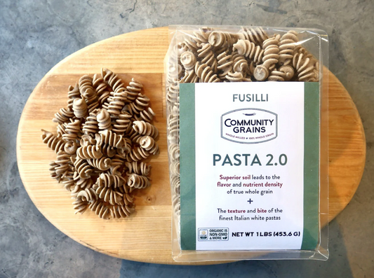 Organic Stone Milled Whole Wheat Fusilli Pasta