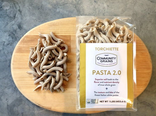 Organic Stone Milled Whole Wheat Torchiette Pasta