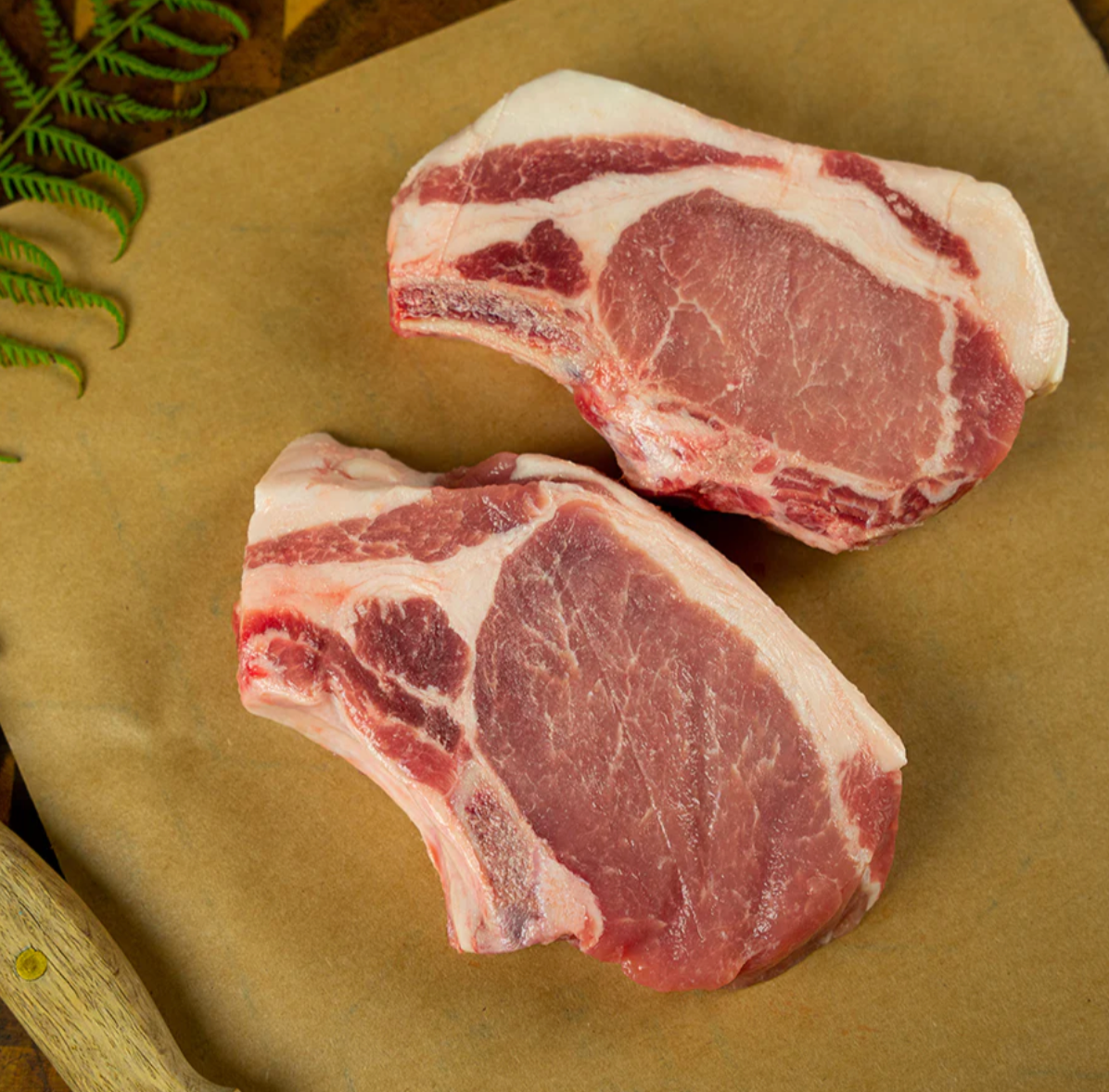 Pasture-Raised & Organic Bone In Pork Chop | Approximately .86lb