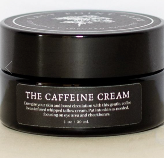 "The Caffeine Cream" Tallow Moisturizer & Puffy Eye Cream | 1 oz