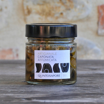 Quintosapore smoked vegetable caponata jar, 200 g